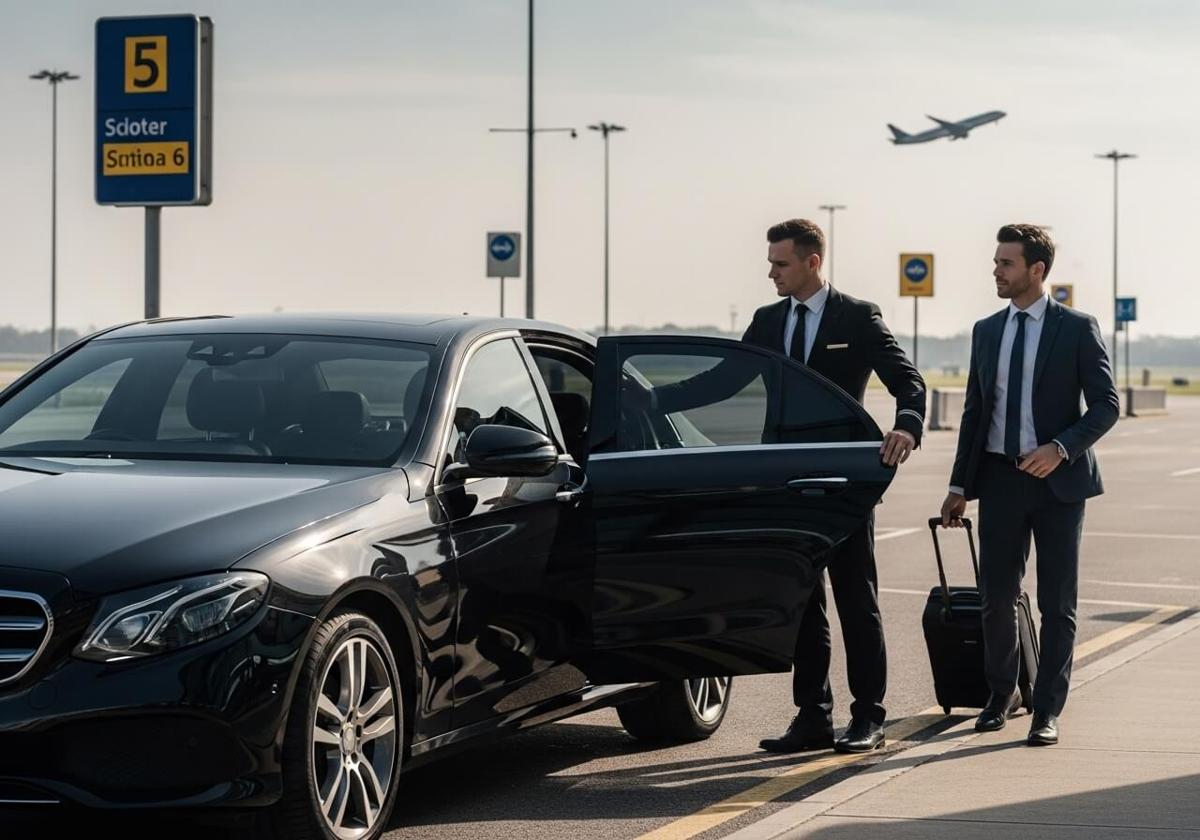Executive Swift Travel Heathrow chauffeur service - luxury Mercedes vehicles